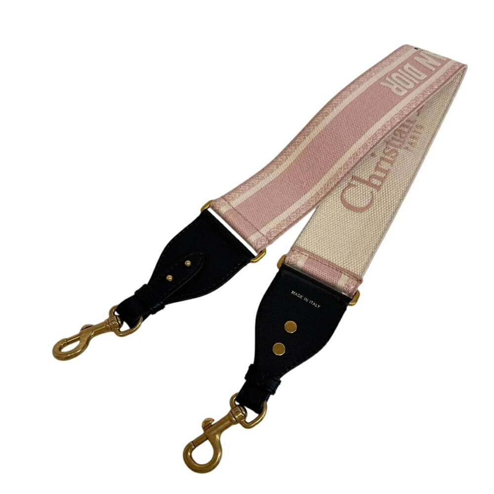 Christian Dior embroidered shoulder strap, pink